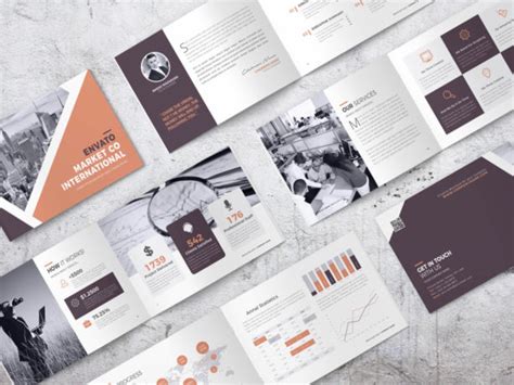 20 Charming Typographic & Minimalist Brochure Designs - Best SEO Companies