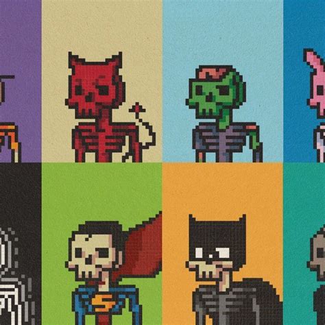 I will create unique pixel art characters for nft Pixel Art Characters, Cartoon Characters, Eyes ...