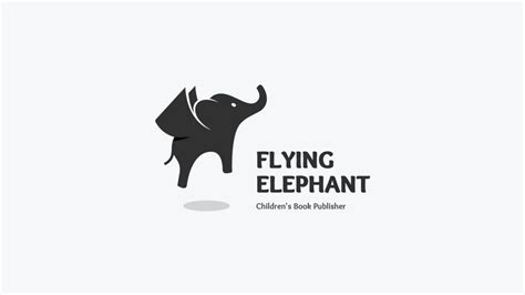 Flying Elephant Logo – Hossein Shirmohammadi