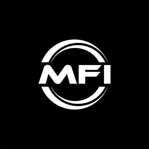 diseño de logotipo de letra mfi en ilustración. logotipo vectorial, diseños de caligrafía para ...