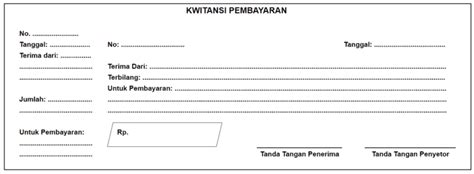 Download Kwitansi Kosong PDF dan Cara Mudah Membuatnya