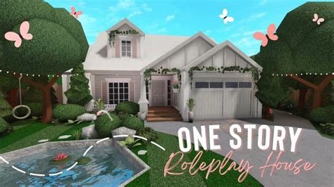 Bloxburg | Aesthetic One-Story Roleplay House | Speed Build