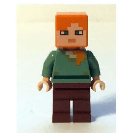 LEGO Minecraft Alex Minifigure - Walmart.com