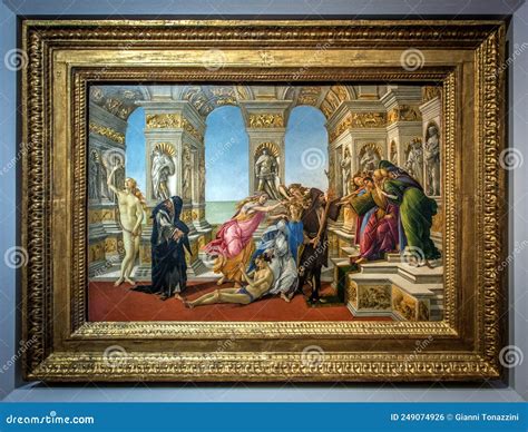 The Calumny of Apelles by Sandro Botticelli Editorial Photo - Image of designed, painter: 249074926