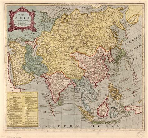 Old map from Asia in 1700. Asia Map, Korea Map, Map Gifts, Old Maps ...