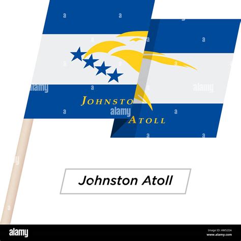 Johnston atoll state flag Stock Vector Images - Alamy