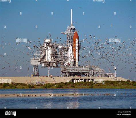 The NASA Space Shuttle Atlantis arrives at the Kennedy Space Center ...