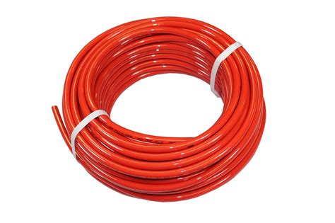 ATP-PU38A Surethane Polyurethane Plastic Tubing, Red, 1/4" ID x 3/8" OD, 100 feet Length ...