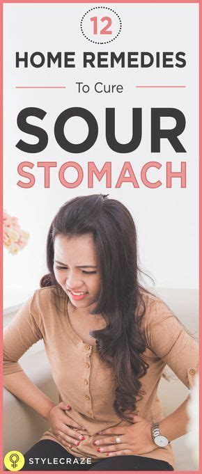 12 Home Remedies To Get Rid Of Sour Stomach: Prevention Tips | Maux de ventre, Ventre