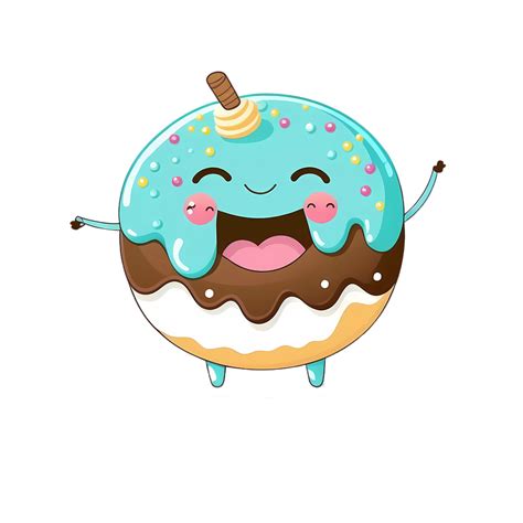 Download Donut, Doughnut, Kawaii. Royalty-Free Stock Illustration Image - Pixabay