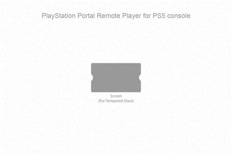 Sony PS Portal Remote Player Skin CutFile Vector Template Full Wrap SVG ...