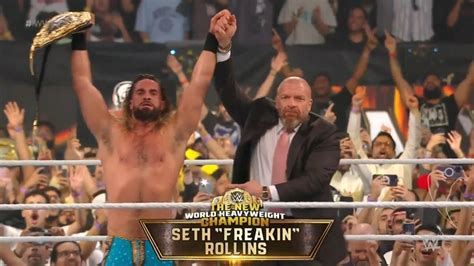 Seth Rollins Wins WWE World Heavyweight Title At Night Of Champions 2023