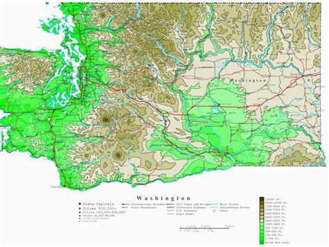 Elevation Map Of north Carolina | secretmuseum