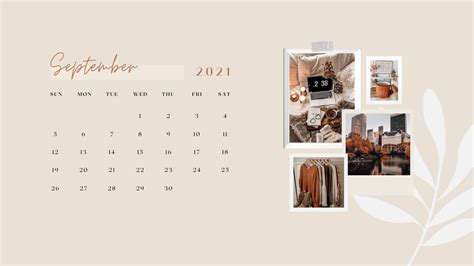 Download September Calendar Macbook Pro Aesthetic Wallpaper ...