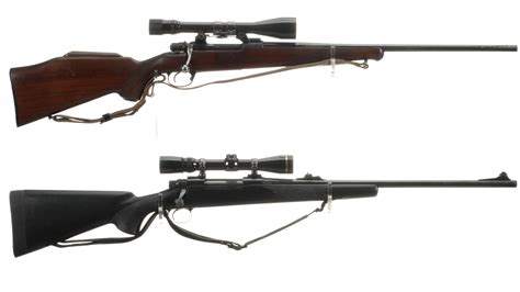 Two Bolt Action Rifles with Scopes | Rock Island Auction