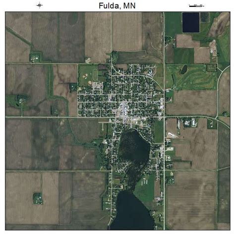 Aerial Photography Map of Fulda, MN Minnesota