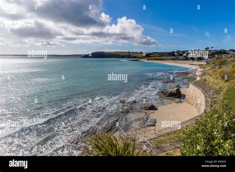 Gyllyngvase Beach; Falmouth; Cornwall; UK Stock Photo - Alamy