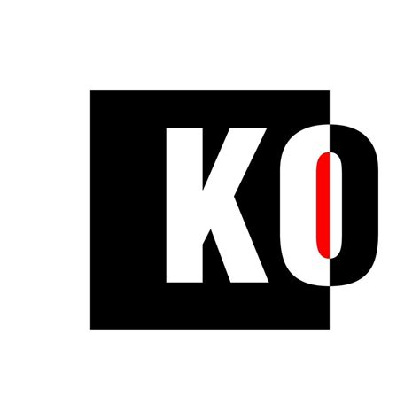 KO company name initial letters icon. KO letters symbol. 22425527 ...