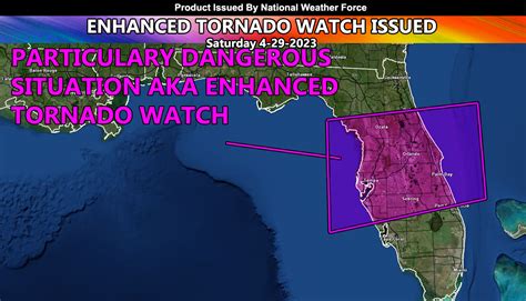 Enhanced Tornado Watch Issued For West, Central, and Eastern Florida ...