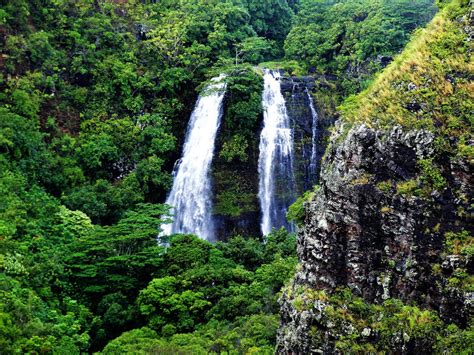 Waterfalls in Kauai Island by TFuruhashii on DeviantArt