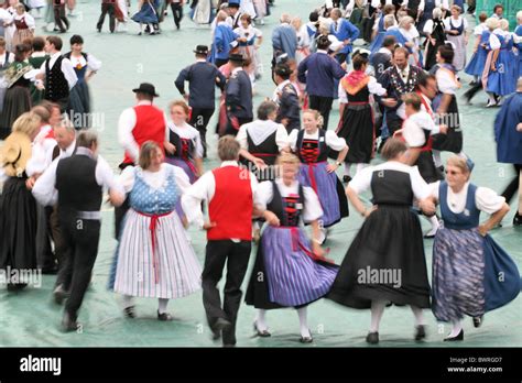 Switzerland Europe Swiss folk music dance dancing Bernese Oberland Canton Berne Bern Interlaken ...