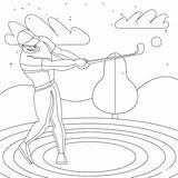 Golf coloring page  ColouringPages sketch template
