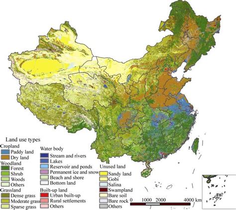 China Desertification Map