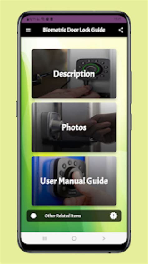 biometric door lock guide for Android - Download