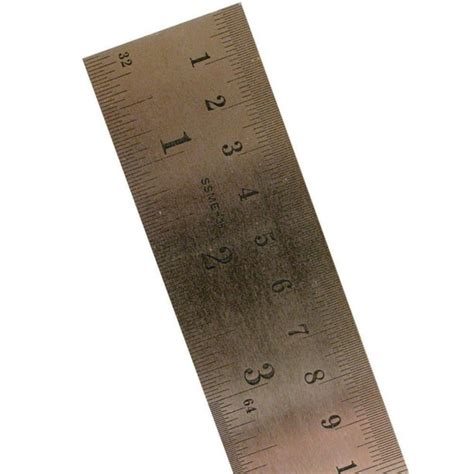 Stainless Steel Rulers Inch/Metric 36 - Basic Supplies - 1 Piece - Walmart.com - Walmart.com