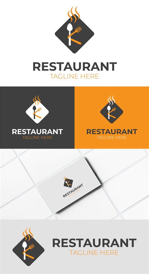 Free Restaurant Logo Design – GraphicsFamily
