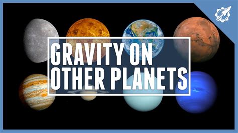 The Gravity On Other Planets | Astronomic - YouTube