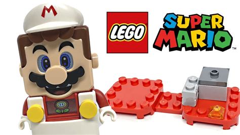 LEGO Super Mario Fire Mario Power-Up Pack review! 2020 set 71370! - YouTube