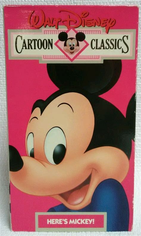 Walt Disney Cartoon Classics: Here's Mickey! (1987 VHS) | Angry Grandpa ...