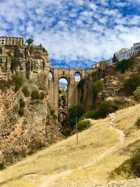 Puente Nuevo in Ronda Spain. Worth the hike down the hill if you go ...