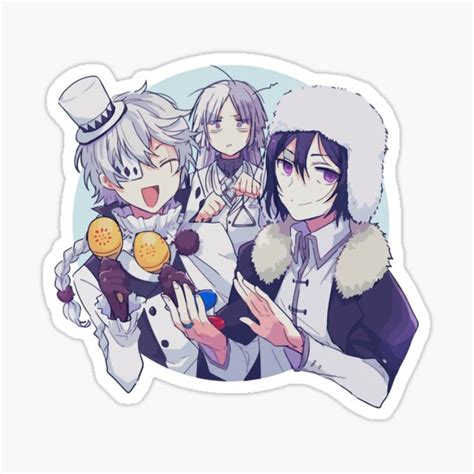 "Bungou stray dogs Gogol - Sticker" Sticker for Sale by ChiMiwa | Redbubble