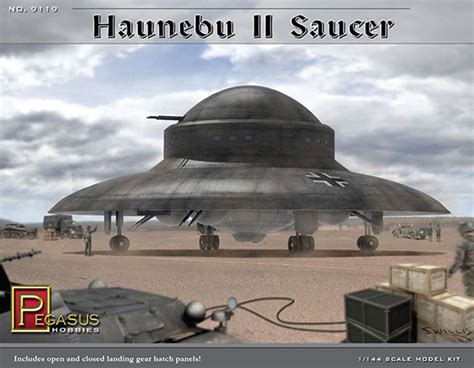 Kampfgruppe 1/144: 1/144 Haunebu II Saucer - Pegasus Models (updated)