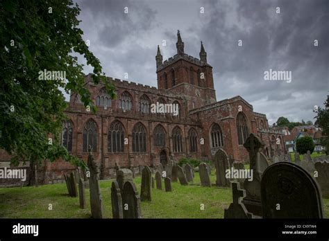 Crediton church, Devon Stock Photo - Alamy