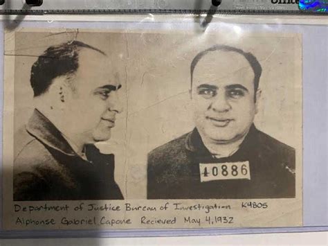 PSA Original 1932 Al Capone Mugshot Photo