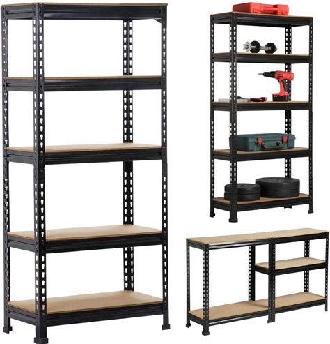 Topeakmart Garage Storage Racks, 5-Tier Adjustable Garage Storage ...