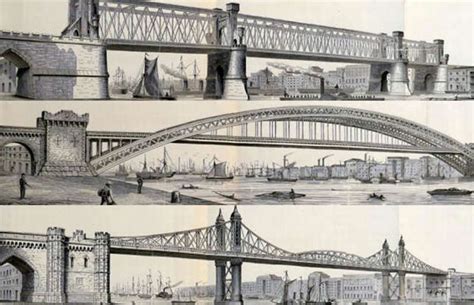 Tower Bridge and other landmarks that almost looked completely different