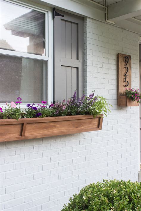 DIY Cedar Window Planters - Shades of Blue Interiors