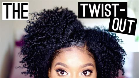 Natural Hair | Twist-Out Tutorial - YouTube