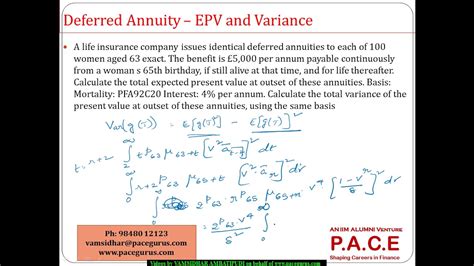 Present Value Of Deferred Annuity Calculator