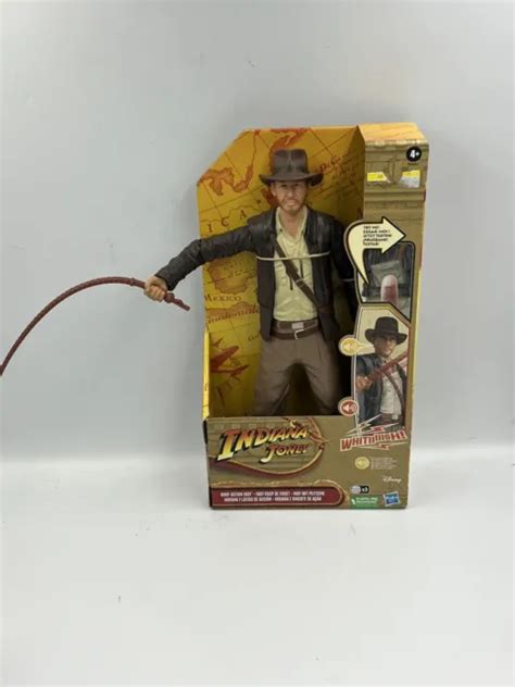 INDIANA JONES WHIP-ACTION Indy Indiana Jones Action Figure with Sounds Disney $29.95 - PicClick