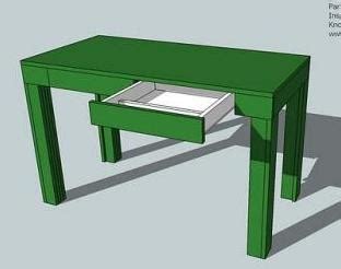 Woodwork Desk Plans Simple PDF Plans