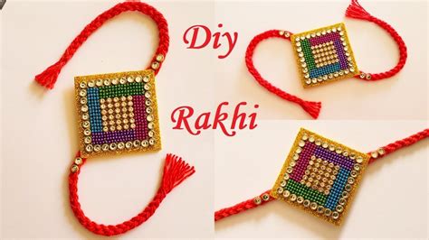 How To Make Rakhi At Home || Handmade Rakhi # 2 || DIY Rakhi Making Ideas