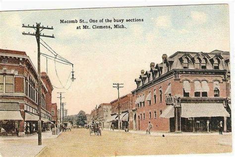 old postcard about Mt. Clemens Michigan | Roanoke virginia, Old ...