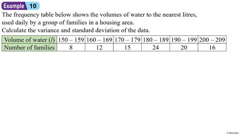 Variance and Standard Deviation for Grouped Data (Example 10) - YouTube