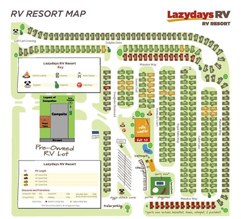 Lazydays RV Resort map - The RV Atlas