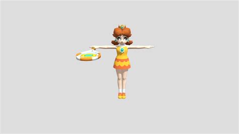 Daisy (Mario Tennis Open) - 3D model by spongebobzella [24db9be ...